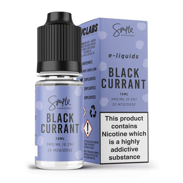 Simple Essentials Blackcurrant 50/50 eliquid