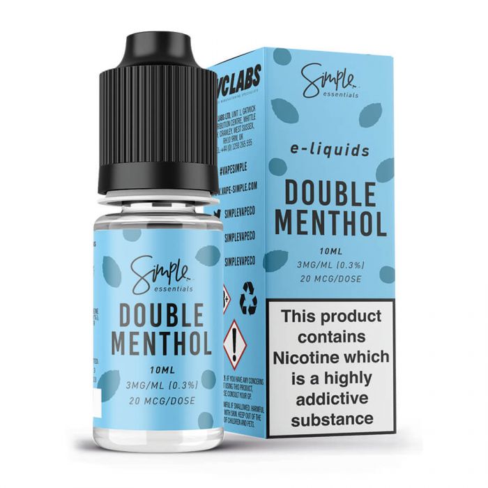 Simple Essentials Double Menthol 50/50 eliquid