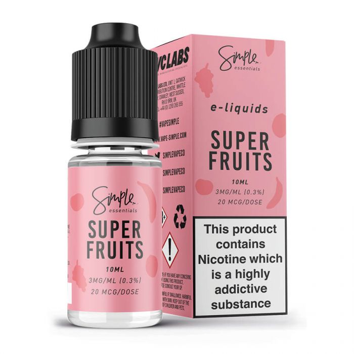 Simple Essentials Super Fruits 50/50 eliquid