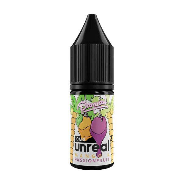Unreal³ Mango and Passionfruit 10ml nic salt vape juice