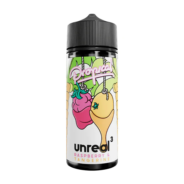 Unreal³ - Raspberry and Tangerine 100ml Shortfill