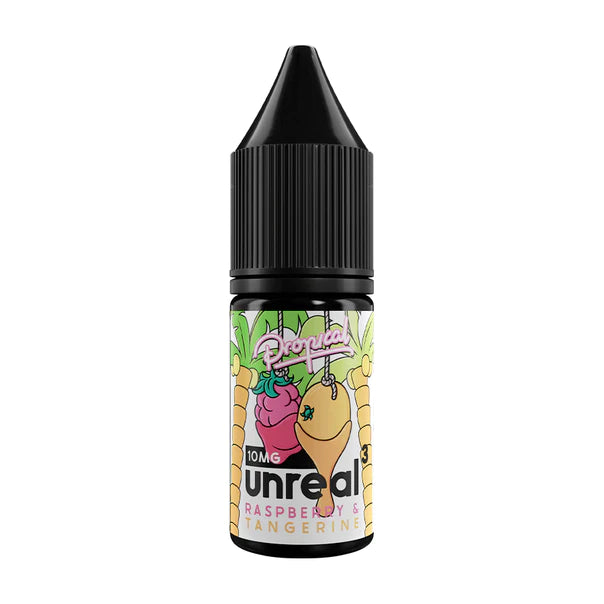Unreal³ Raspberry and Tangerine 10ml Nic salt vape juice