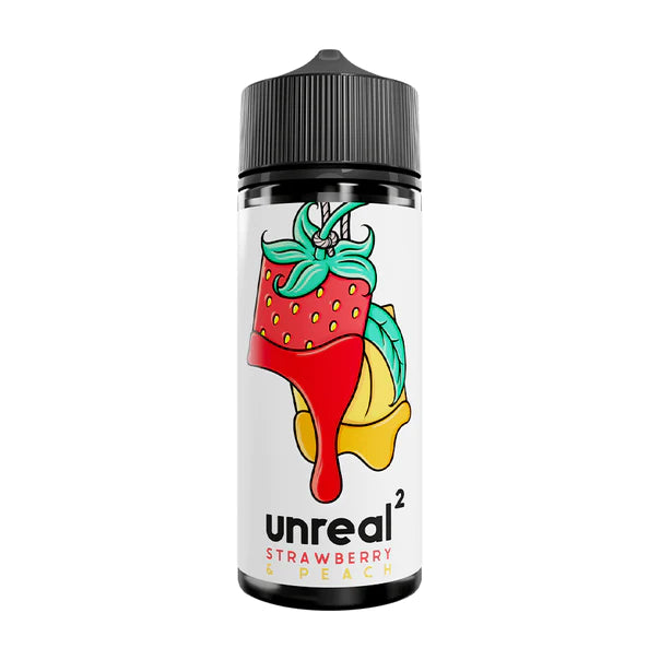 Unreal 2 - Strawberry and Peach 100ml Shortfill