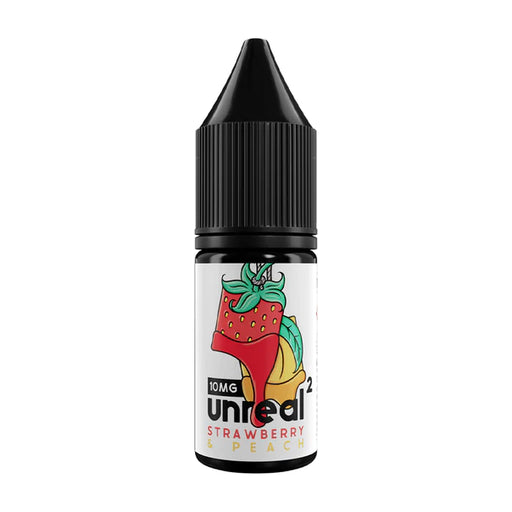 Unreal² - Strawberry and Peach 10ml nic salt vape juice
