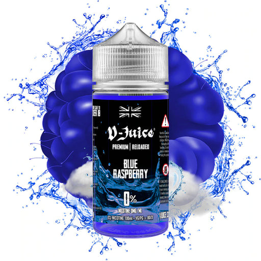Vjuice Blue Raspberry 100ml Shortfill Vape juice eliquid