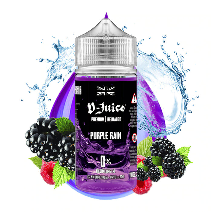 Vjuice Purple Rain 100ml Shortfill Vape juice eliquid