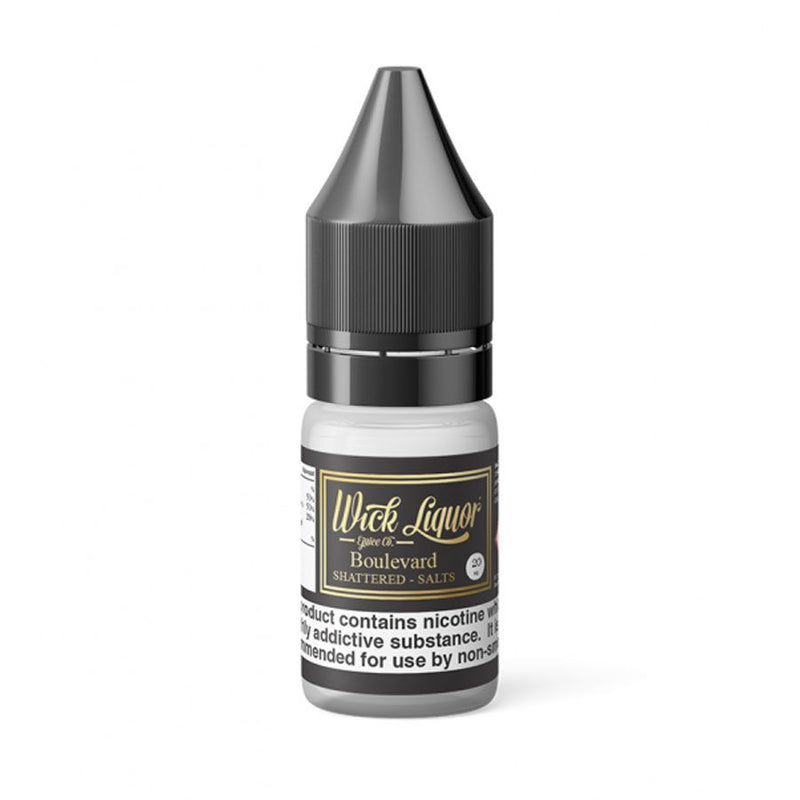 Wick Liquor Salts Boulevard Shattered Nic Salt Vape Juice