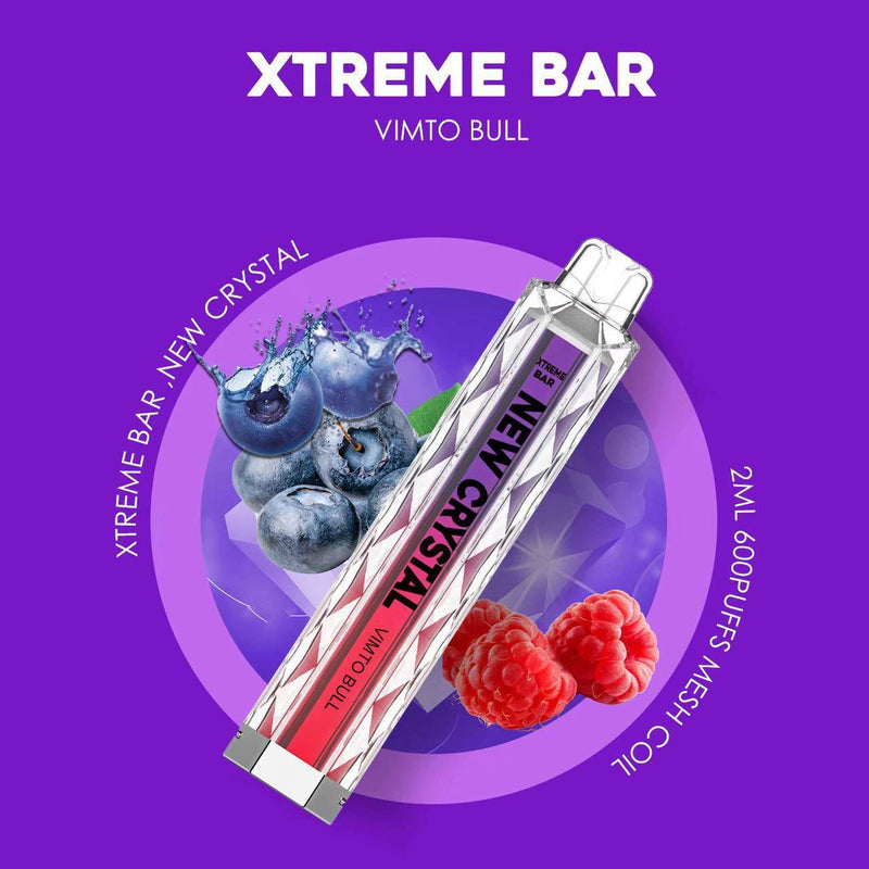 Xtreme Bars New Crystal Disposable Vape Device 5 for £20